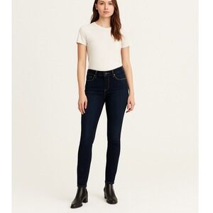 Gap 1969 Always Skinny Jeans Womens 29/8R Dark Wash Stretch Denim Mid‎ Rise